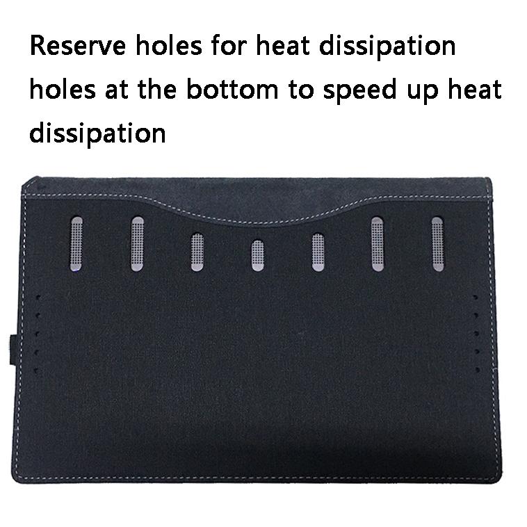 15.6 Hp Spectre X360 15-Eb Laptop Case - Pu Leather - Black