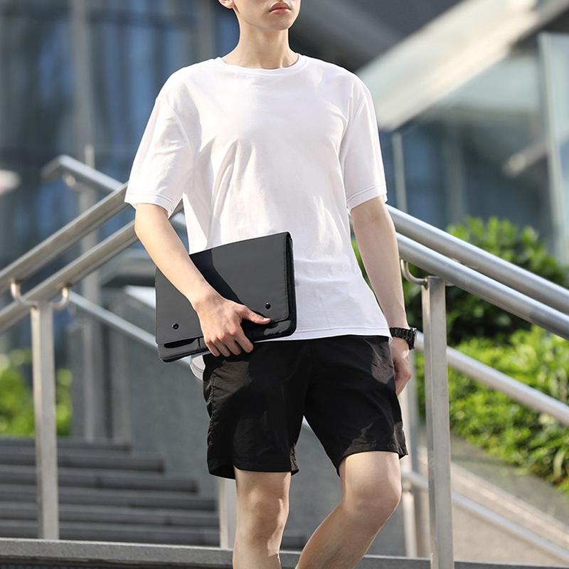 13 Inch Multi-layer Laptop Sleeve - Waterproof & Shock-absorbing Storage Bag - White - 14 Inch