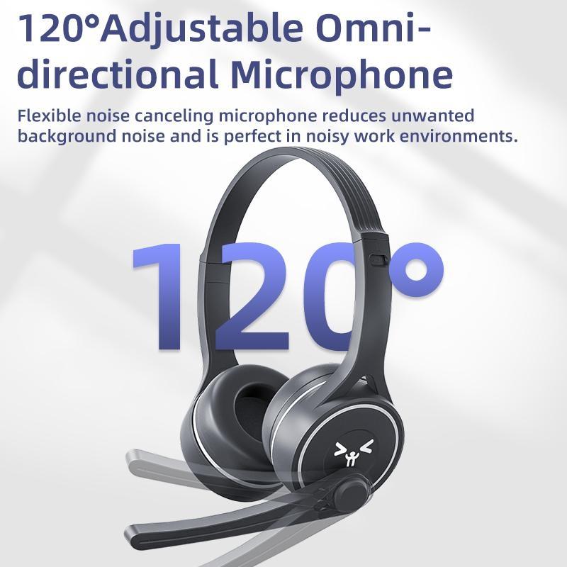 Usb Noise Cancelling Gaming Headset Grey Pink