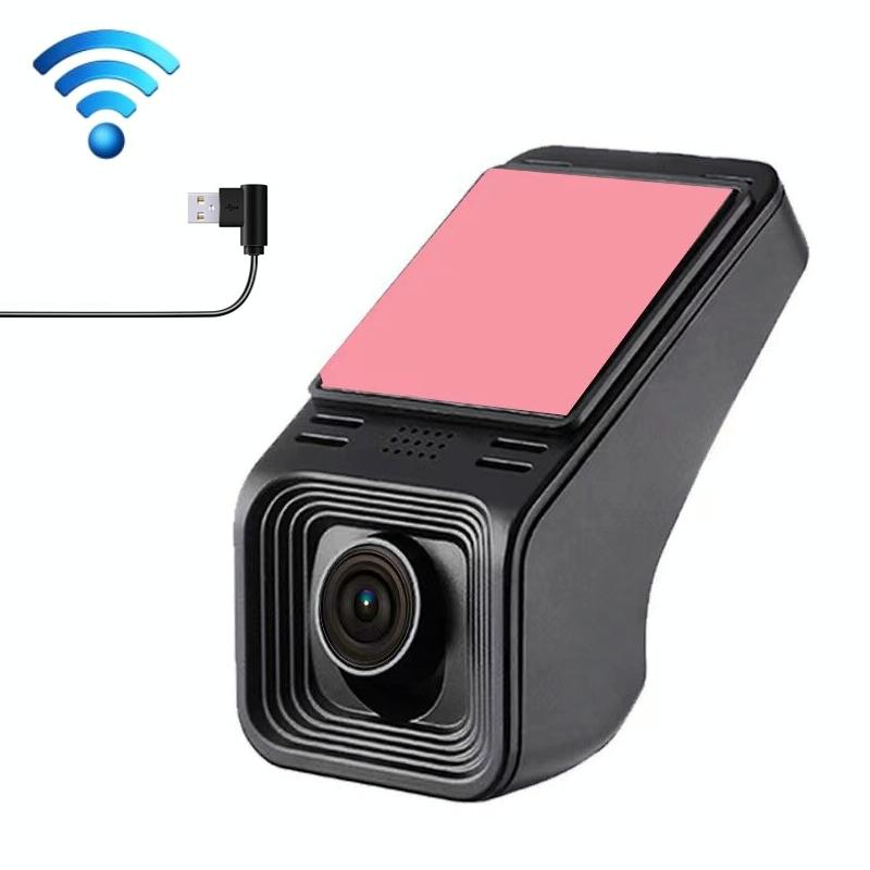 1080p Hd Car Recorder with Wifi for Parking Monitoring - Without Button + Usb Long Line