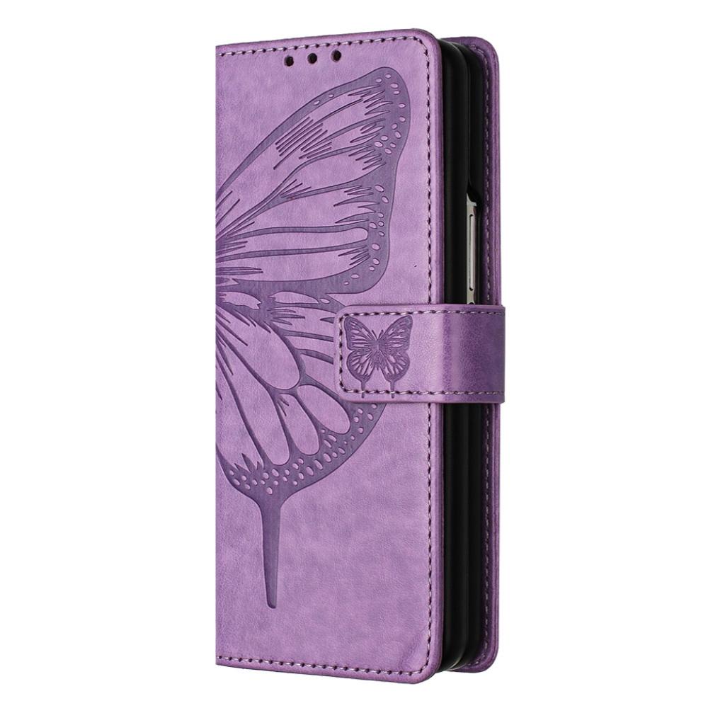 Butterfly Embossed Leather Phone Case