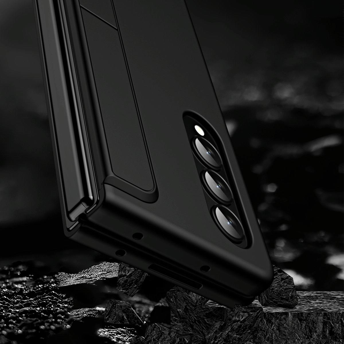 For Samsung Galaxy Z Fold4 5G Detachable Pen & Phone Case - 2 In 1 - Purple