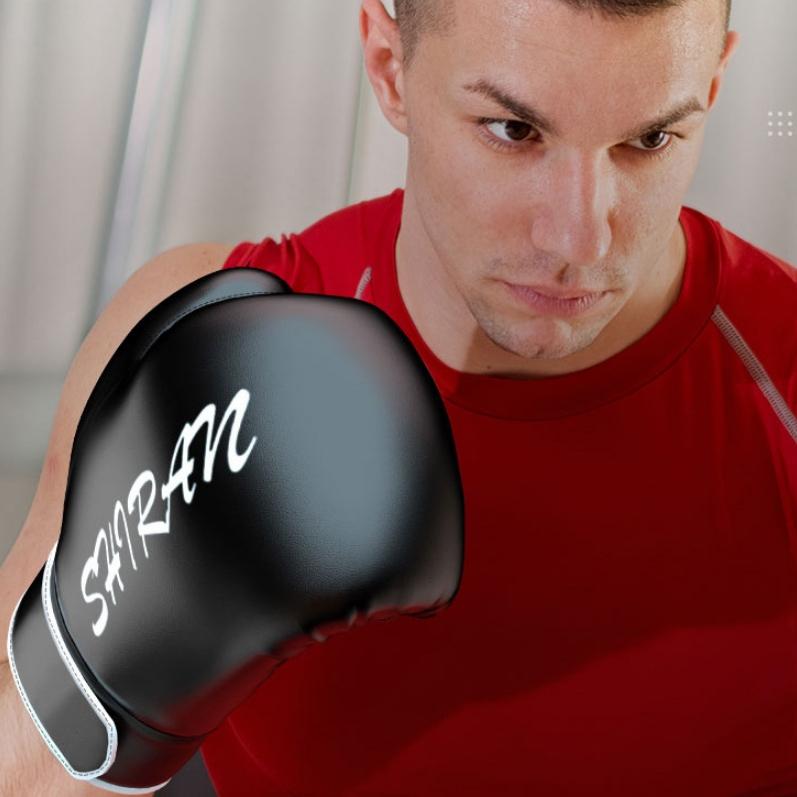 Professional Boxing Sanda Gloves For Training And Fighting - White 10Oz