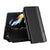 For Samsung Galaxy Z Fold4 5G Leather Phone Case With Pen Slot - Shockproof - Black