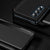 For Samsung Galaxy Z Fold4 5G Leather Phone Case With Pen Slot - Shockproof - Black