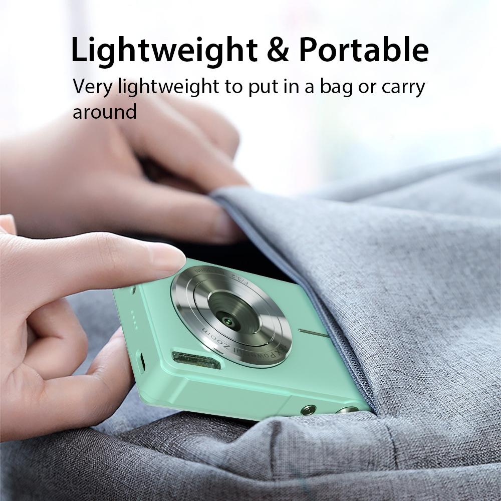 Mini Children Photography Camera - 2.4-inch Hd 16x Zoom - Pink+32G