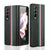 For Samsung Galaxy Z Fold4 5G Shockproof Twill Phone Case - Pc Tpu - Red