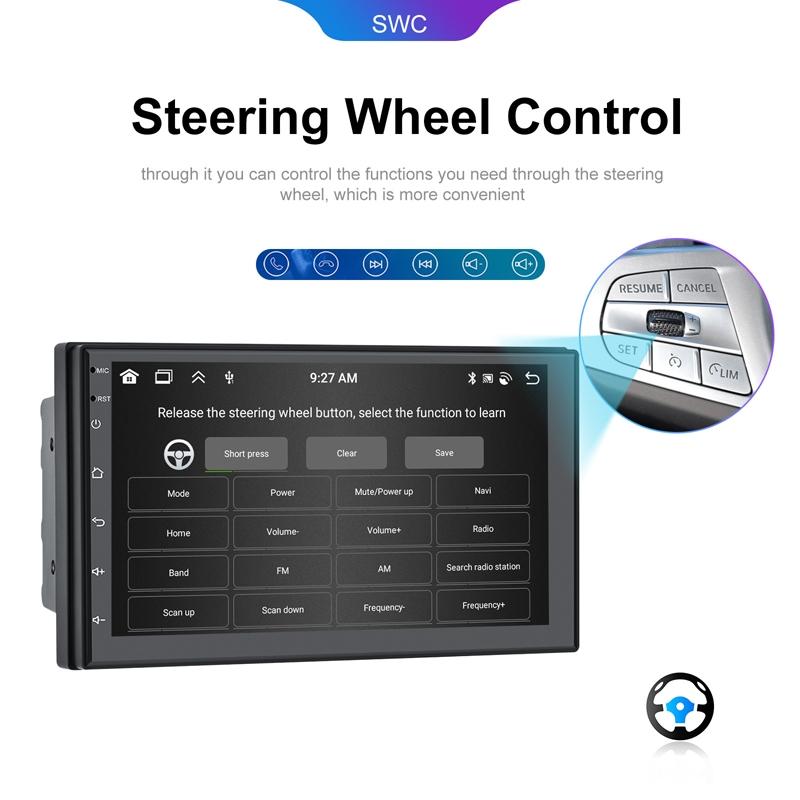 Universal Wireless Carplay Car Navigation Center - 13.0 Monitor - Standard + Ahd Camera 9Inch
