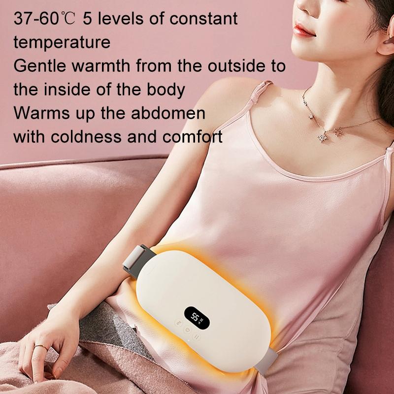 Smart Massage Belt For Abdomen & Waist Electric & Warm - Yellow 4000Mah