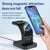 15W Magnetic Wireless Charger With Clock - Black