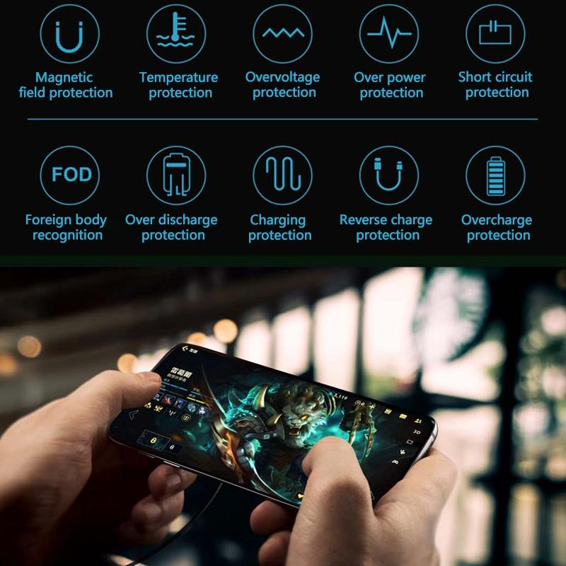 15W Magnetic Wireless Charger For Refrigeration - Black