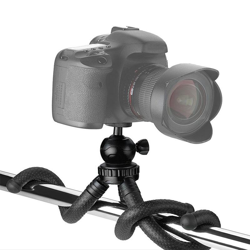 Versatile Octopus Tripod for Slr Cameras Gopro and Phones - Ball Head