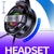 Usb Wired Gaming Headset With Mic & Rgb Light 1.67M Cable Black