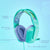 Foldable Wired Gaming Headset With Mic - Black