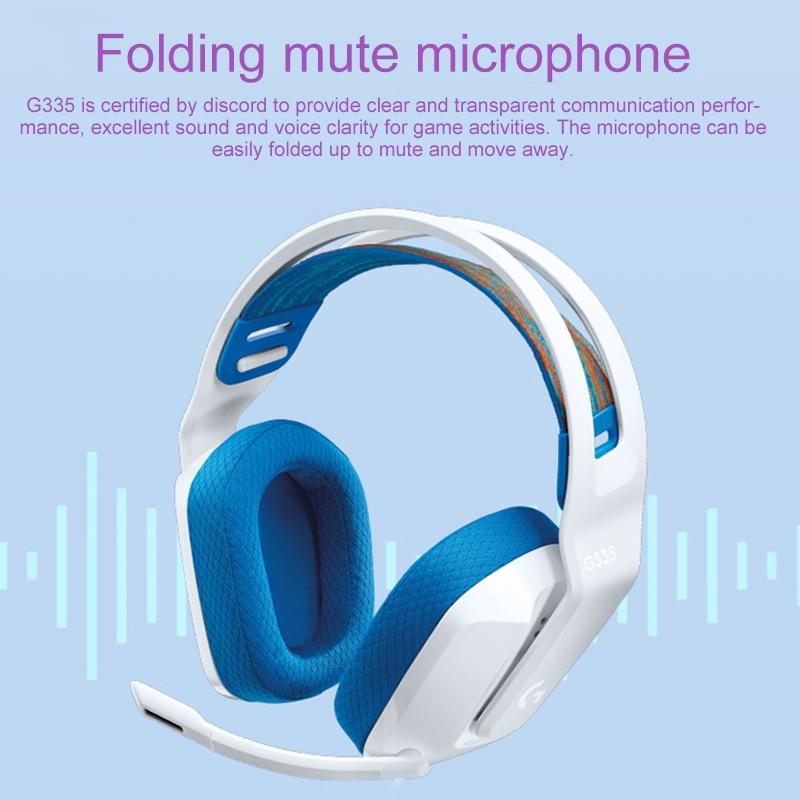 Foldable Wired Gaming Headset With Mic - Black