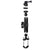 Motorcycle Handlebar Mount for Gopro with Tripod Adapter - 9cm Rod and Screw
