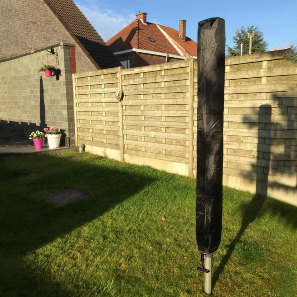 Waterproof Dustproof Cover for Outdoor Drying Rack - 210d Oxford Cloth - Black