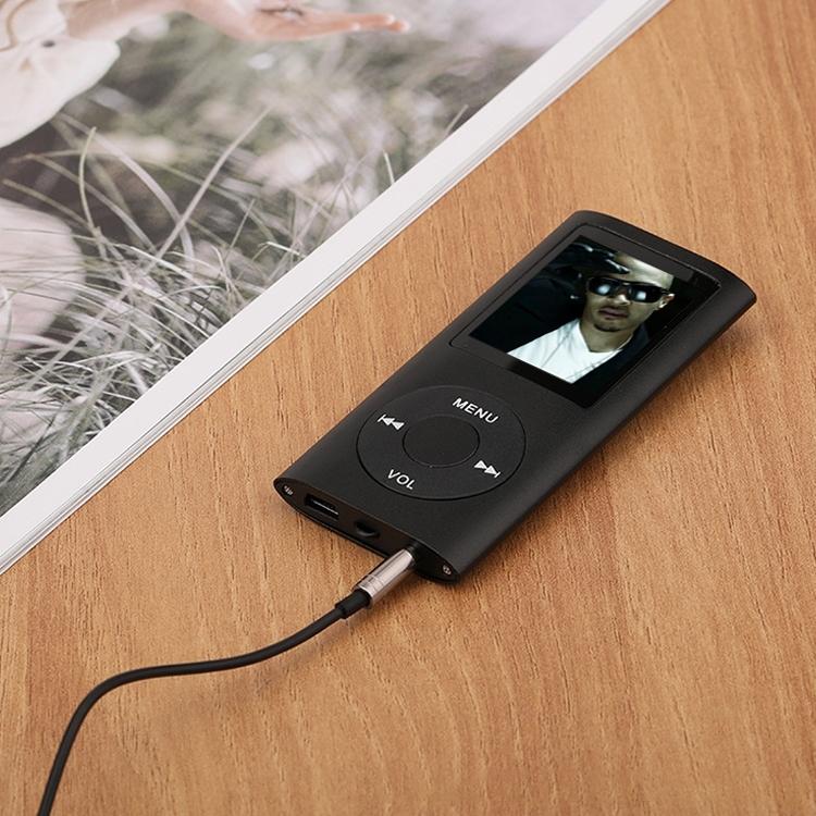 1.8 Inch Metal Mp4 Player + 16G Tf Card + Earphone + Cable - Green - With Earphone+Cable