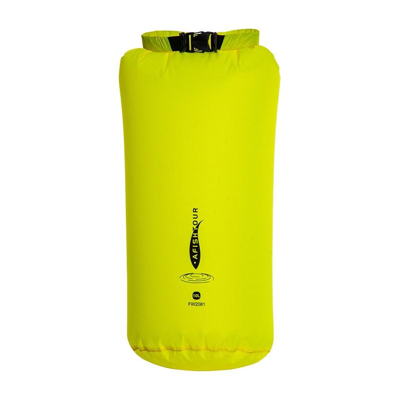 10L Outdoor Multi Function Waterproof Storage Bag Light & Thin Design - Black