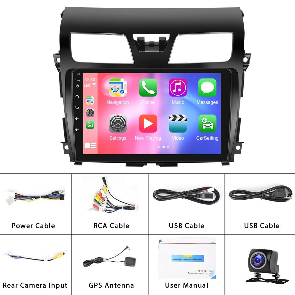 10.1 Inch Car Mp5 Player For Nissan Teana 13-16 - 4G Edition 4 + 64G - Standard + Ahd Camera