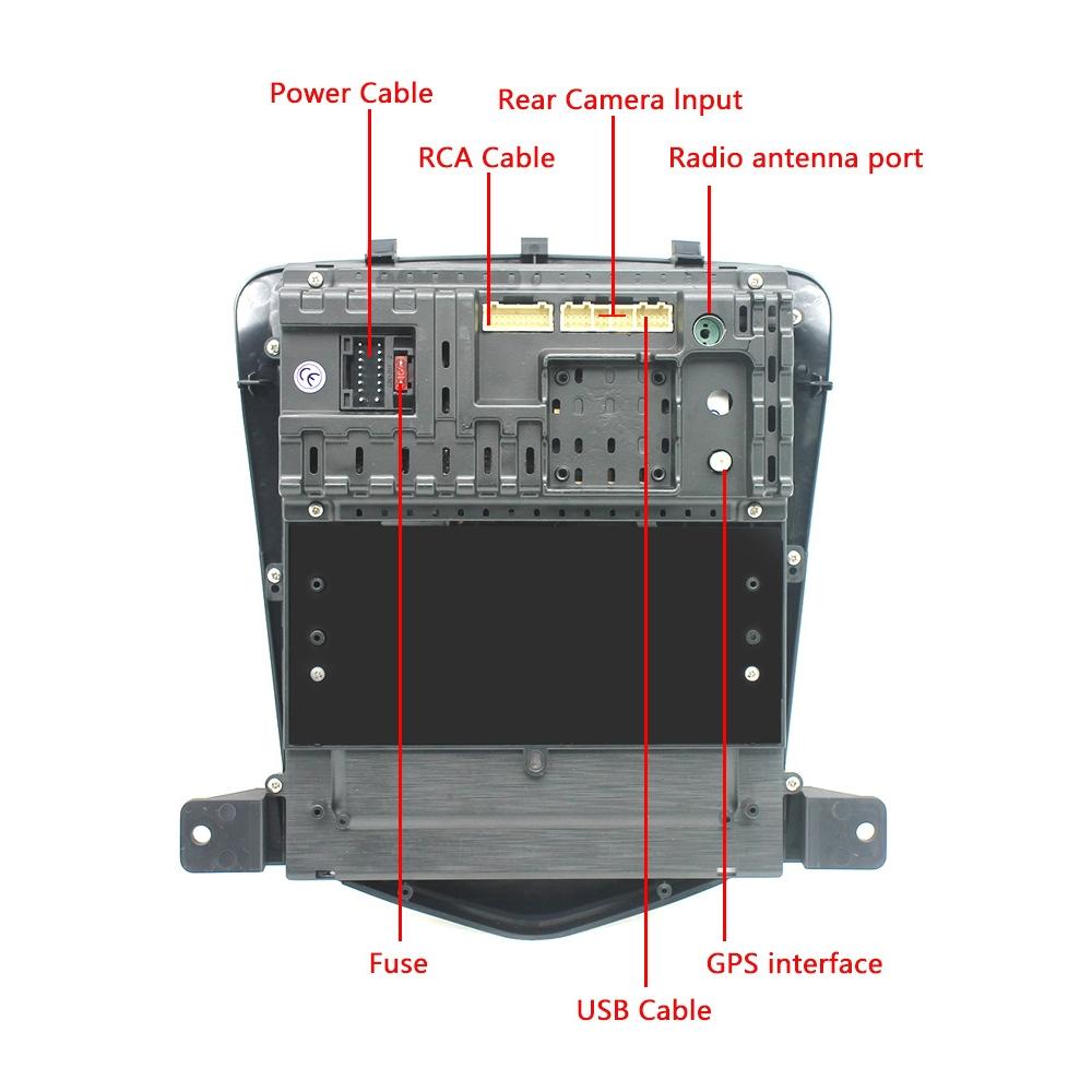 9.7 Inch Navigation For Chevy Cruze - Standard + 8 Cam - 2 + 32G
