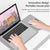Lightweight Leather Computer Bag - 4-in-1 Portable - Fits 15.4 / 15.6 / 16.1 Inches - Pink