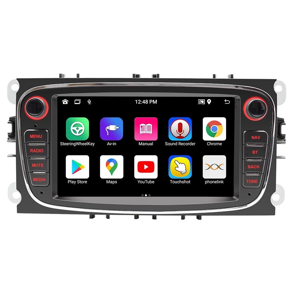 7 Inch Android Navigation Radio For Ford Focus - Bluetooth Rds 1 + 32G - Silver 2 + 64G