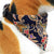 Pet Bib Cat Headband Dog Saliva Towel Size M - Black