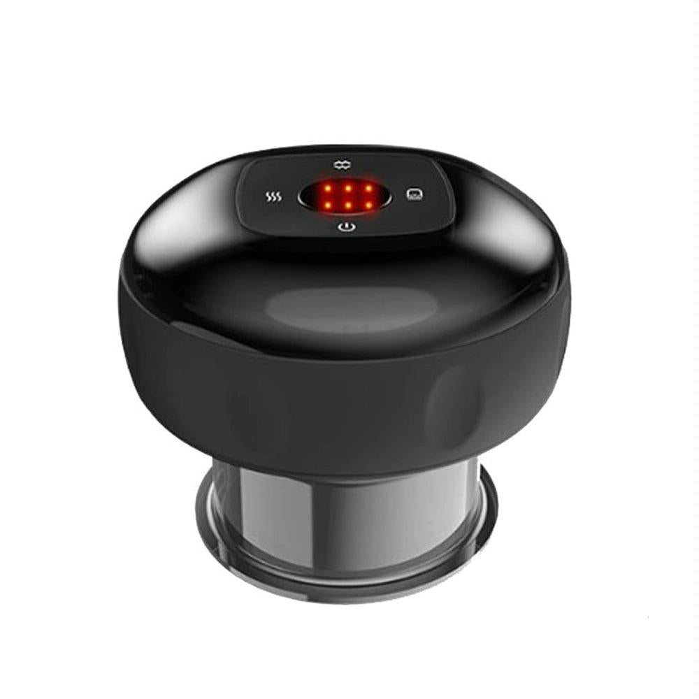 Electric Cupping Massager Compact &amp; Effective - Black