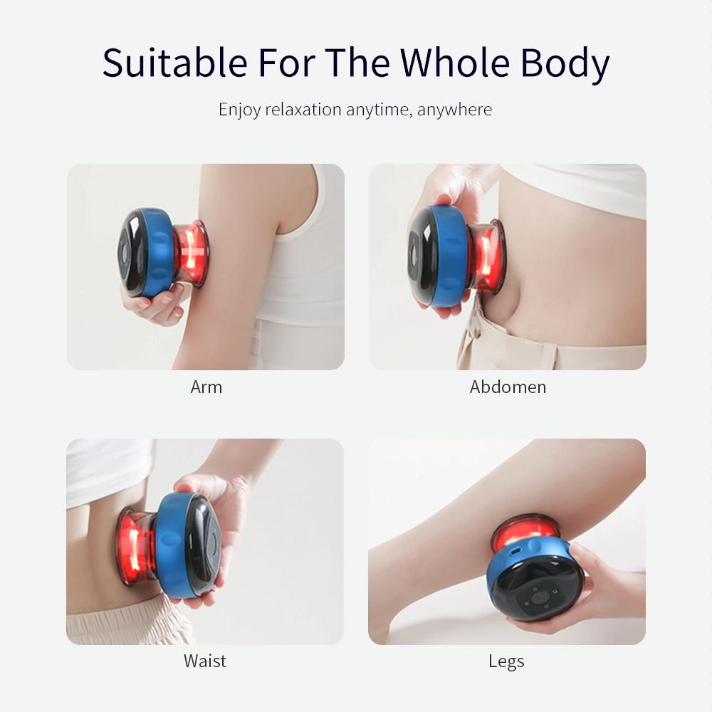 Electric Cupping Massager Compact & Effective - Black