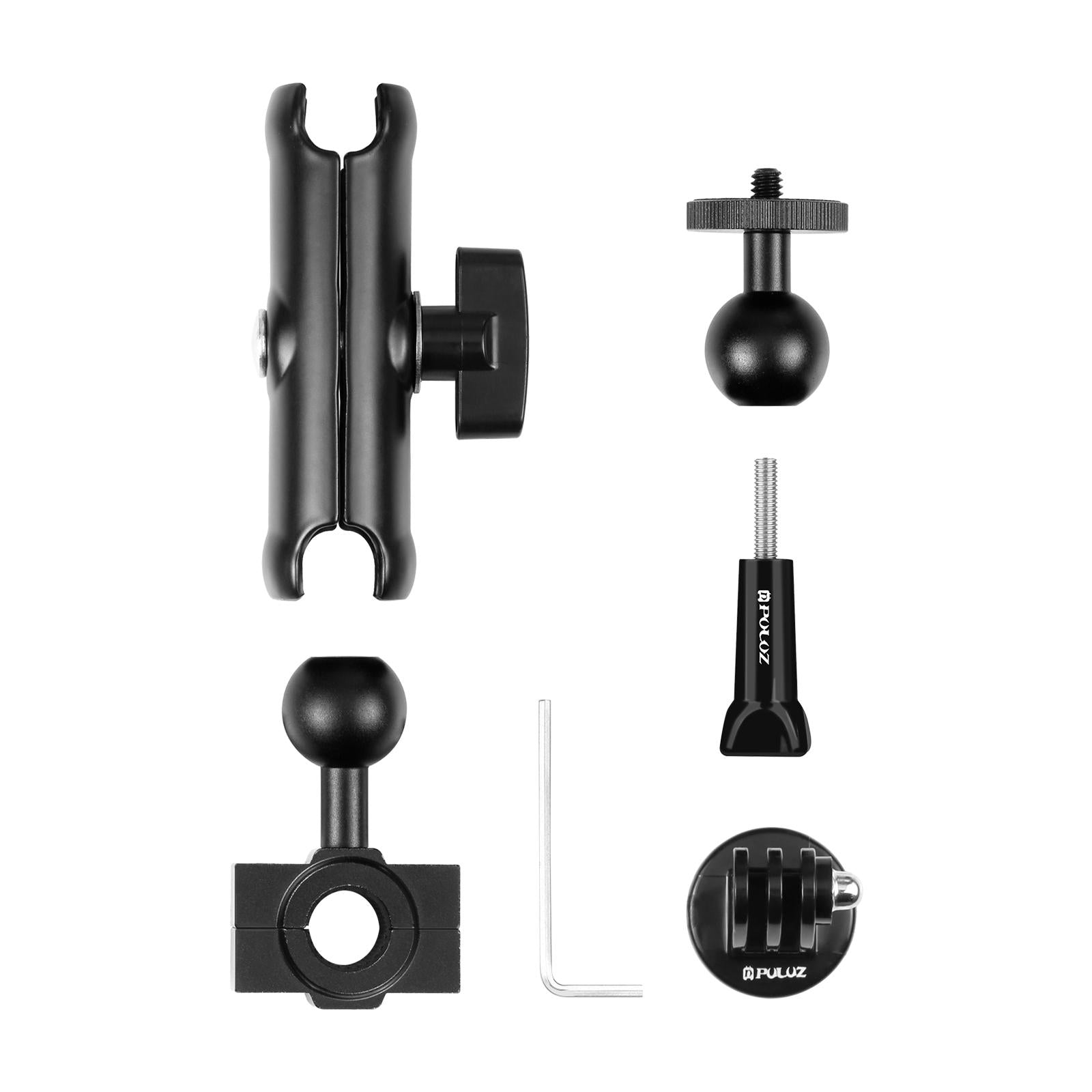 Universal Rearview Mirror Mount for Action Cameras 16.5 x 5.5cm / 6.5 x 2.0 Inch