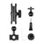 Universal Rearview Mirror Mount for Action Cameras 16.5 x 5.5cm / 6.5 x 2.0 Inch