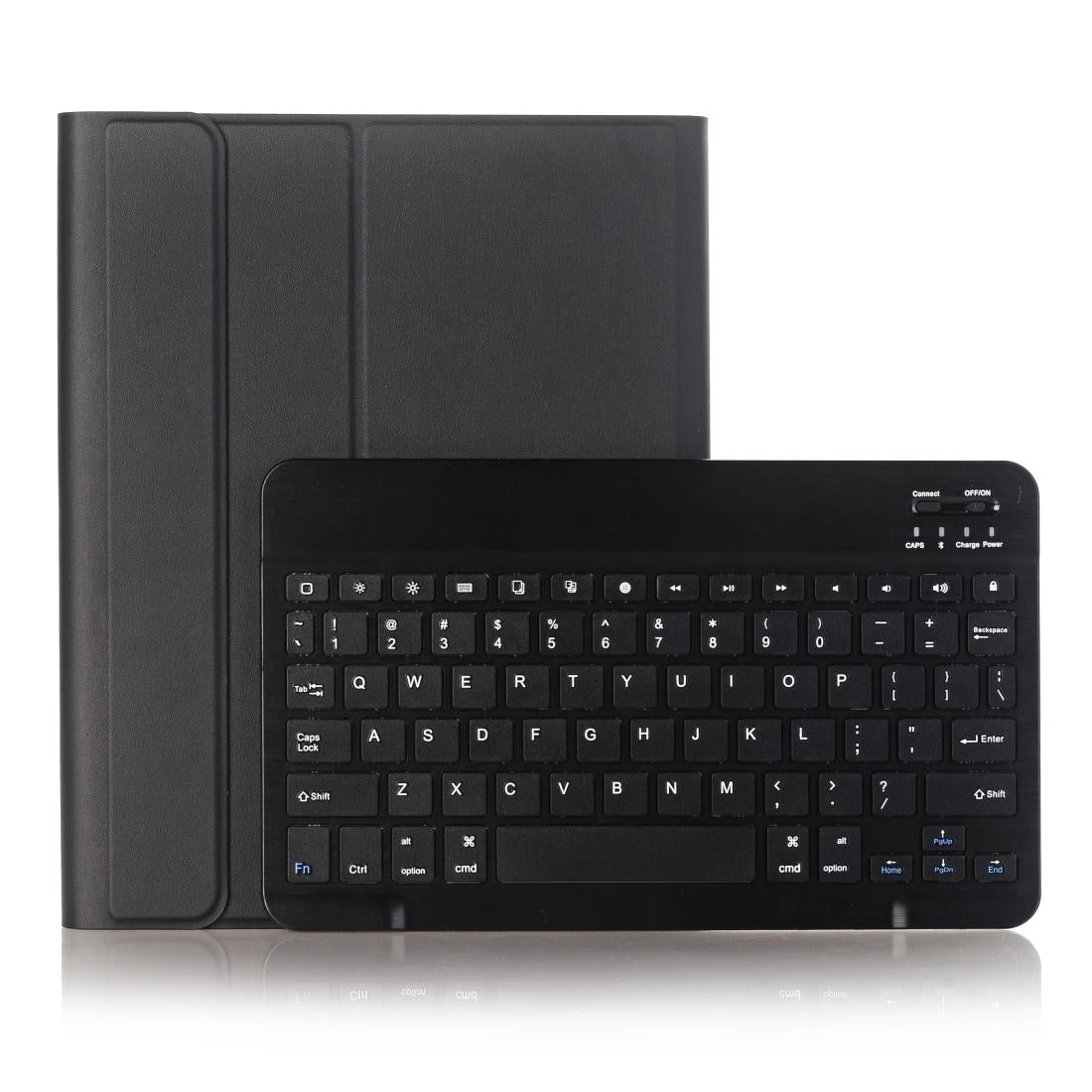 Ultra-Thin Bluetooth Keyboard Leather Case For Ipad Air / Pro 10.5 With Pen Slot &amp; Holder - Black