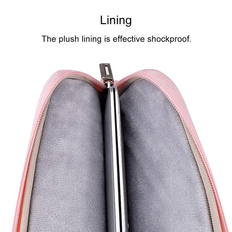 15.4 Inch Laptop Carrying Bag With Shoulder Strap - Handheld Briefcase Style - Grey