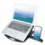 Enhanced Laptop Cooling Stand - Versatile and Efficient - Black