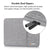 13 Inch Laptop Sleeve Case with Zipper for Macbook Samsung Sony Dell Alienware Chuwi Asus Hp - Black