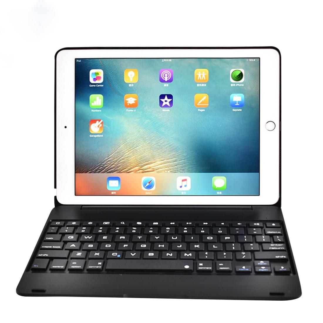 Horizontal Flip Tablet Case With Bluetooth Keyboard For Ipad Pro 9.7 / Ipad Air 2 - Black