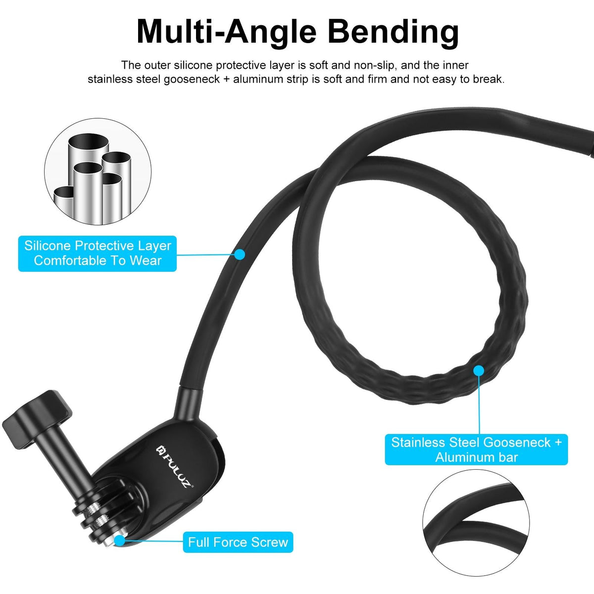 Flexible Neck Mount for Gopro Cameras
