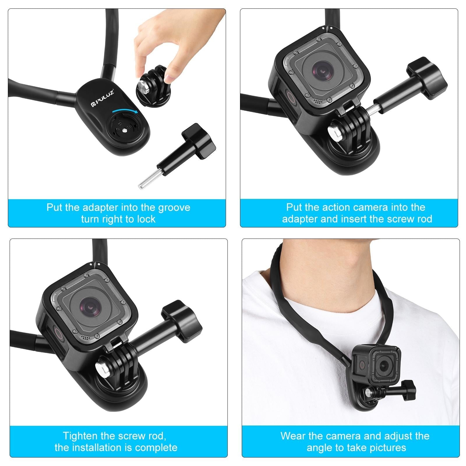 Flexible Neck Mount for Gopro Cameras