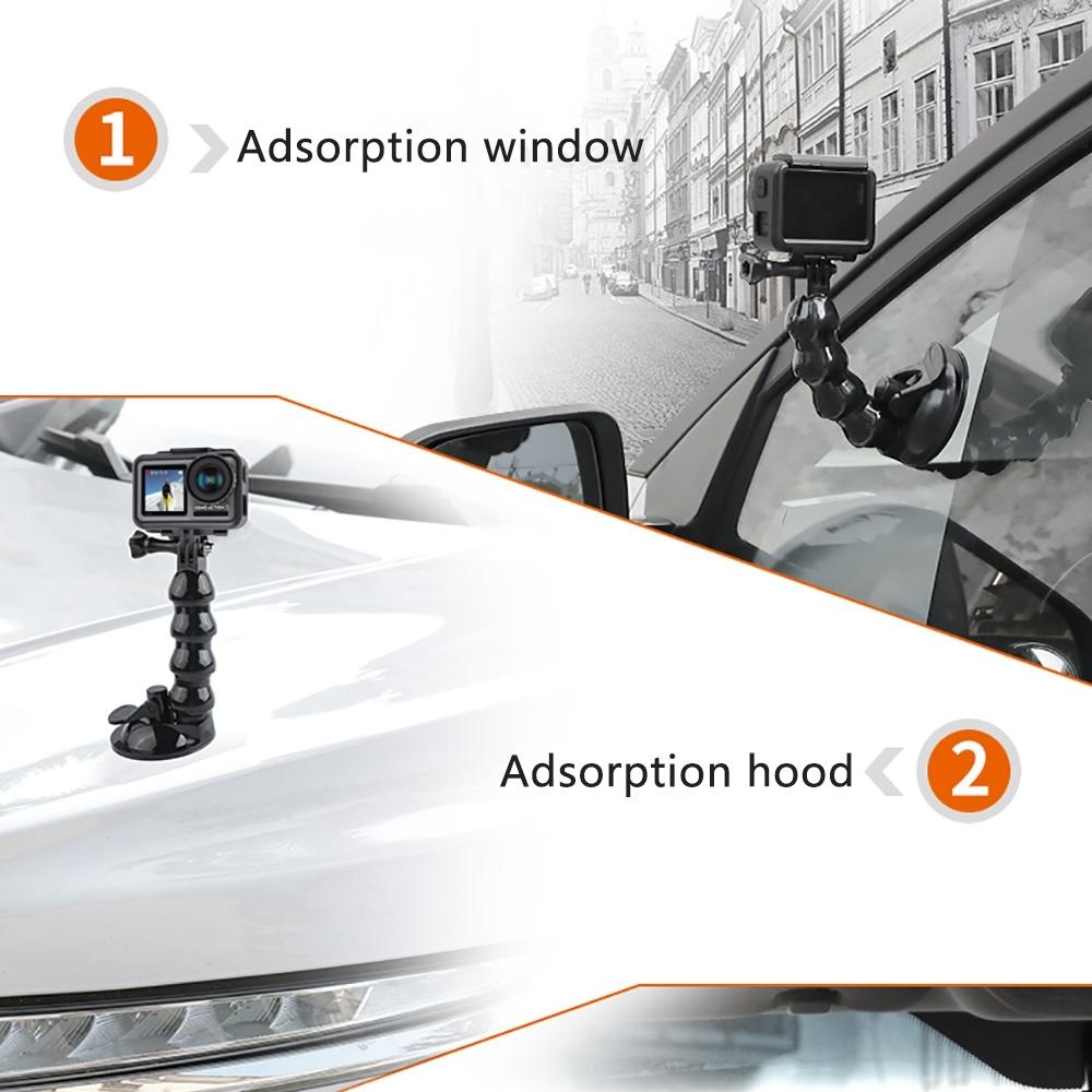 Universal Suction Cup Mount for Gopro and Other Action Cameras