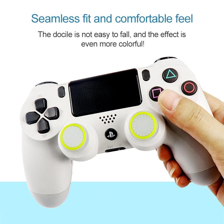 20 Luminous Silicone Gamepad Covers for Ps4 / Ps3 / Ps2 / Xbox360 / Xboxone / Wiiu - Black