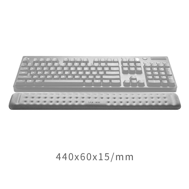 Memory Foam Keyboard Wrist Rest & Mouse Pad - Black