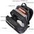Waterproof Oxford Cloth Crossbody Chest Bag With Usb Port 30X19X13Cm Black