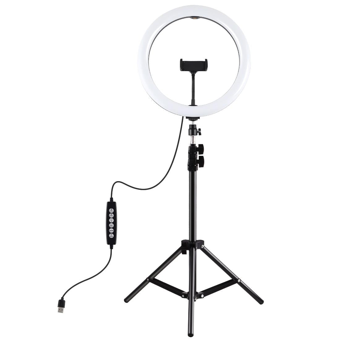 11.8 Led Ring Light Kit with Tripod and Phone Clamp