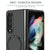 For Samsung Galaxy Z Fold4 5G Secure & Portable Magnetic Folding Case - Black