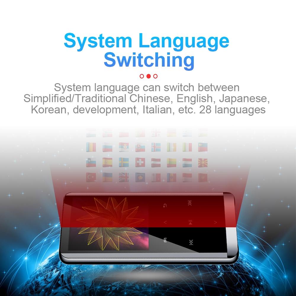 1.8 Inch Touch Lcd Hifi Mp3 Player 16Gb Memory - Without Bluetooth - 32Gb