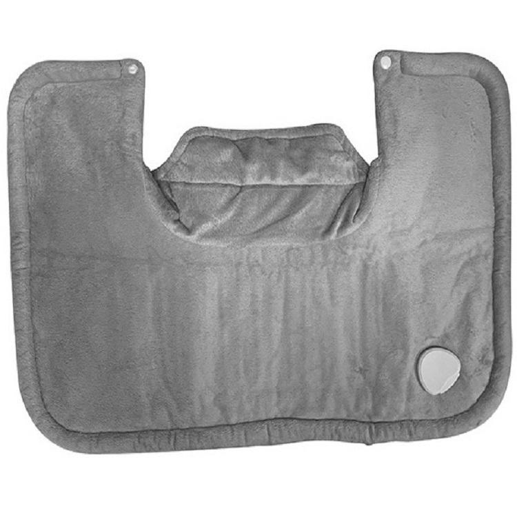 Electric Heated Shawl For Neck & Back Au Plug - Dark Gray