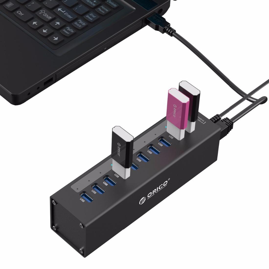 10-Port Usb 3.0 Hub With Power Adapter