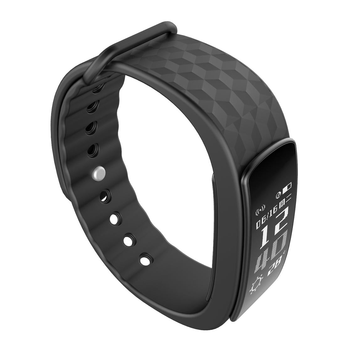 Bluetooth Smart Bracelet With Oled Display And Hr Monitor