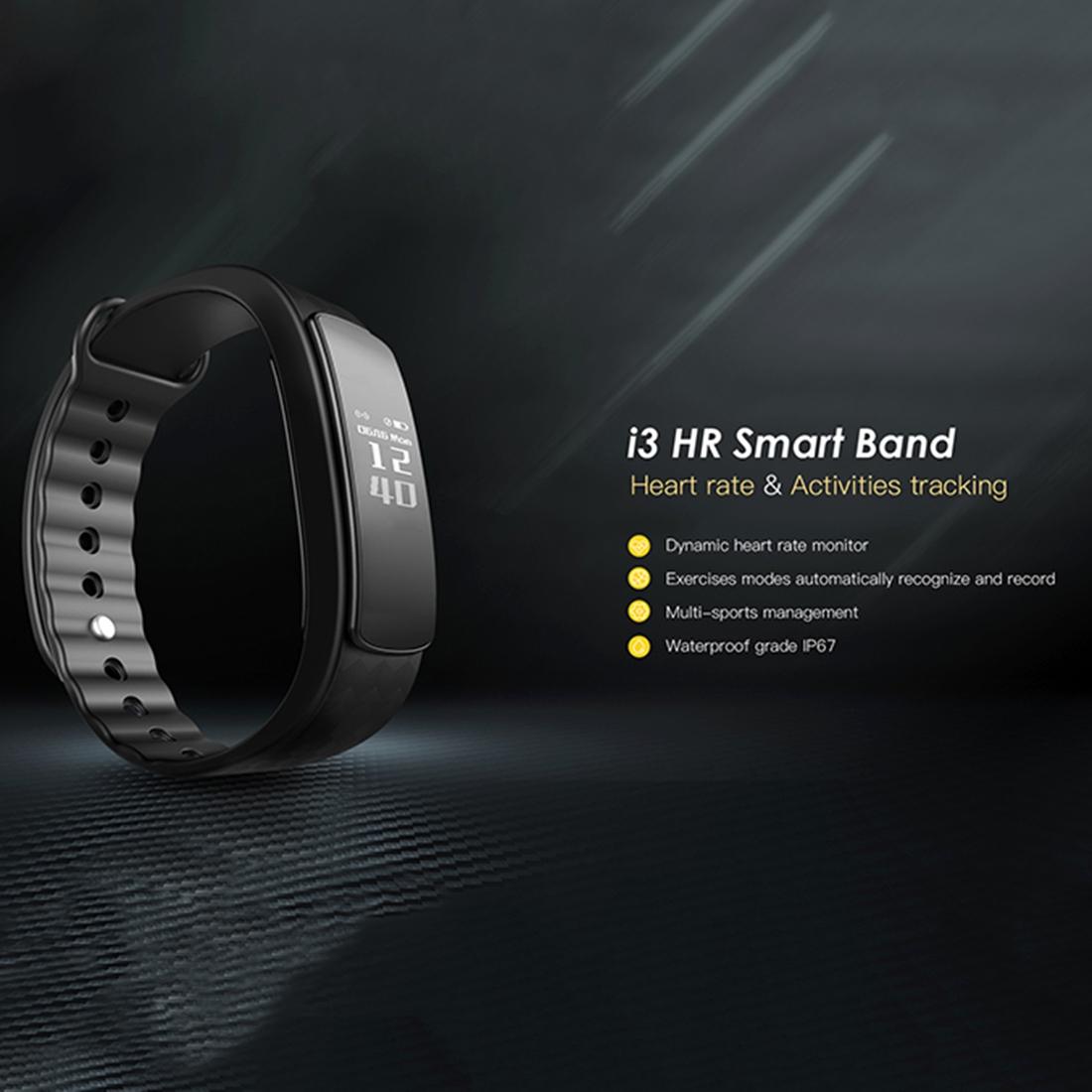 Bluetooth Smart Bracelet With Oled Display And Hr Monitor